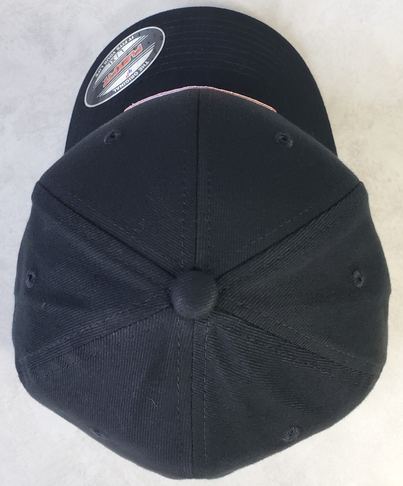 STP Embroided Patch Flexfit 6377 Brushed Twill Hat /Black L/XL 7 1/8″ – 7 5/8″