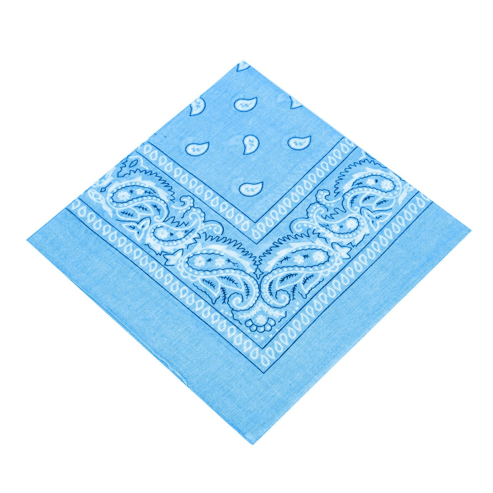 2 X Paisley Print Bandana 100% Cotton Head Warp Scarf Face Mask – USA Seller
