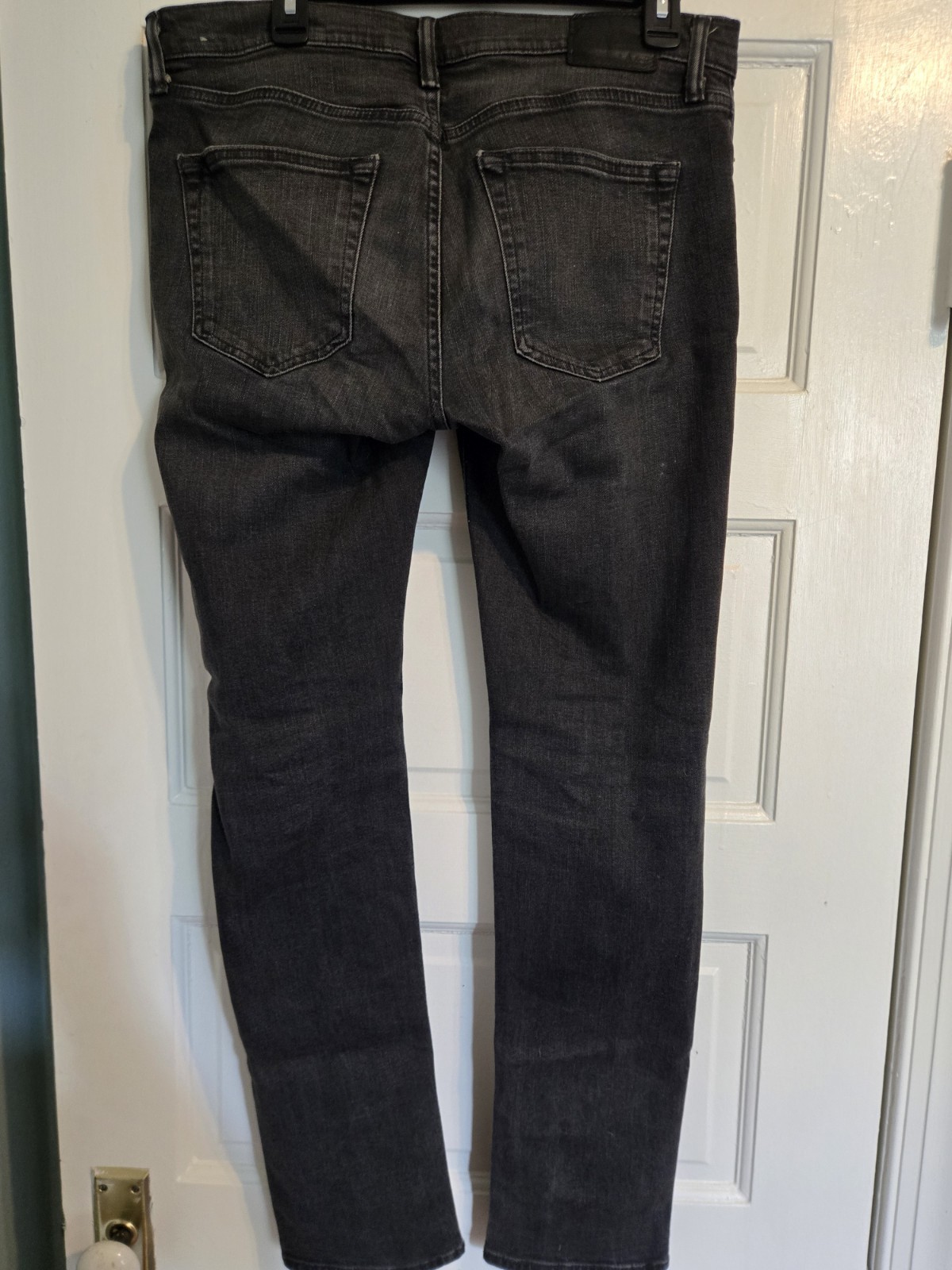 Abercrombie & Fitch Mens Black Langdon Skinny Denim Stretch Jeans Size 29 X 32