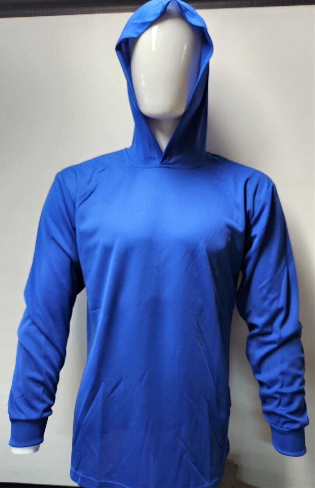 Hoodie Blue High Visibility Shirt / Air Cooling Flow w/ UV Protection