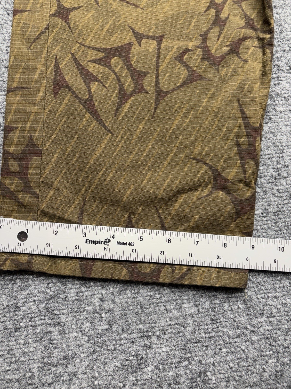 Volcom Men’s Small Olive Green Tribal Print Elastic Waist Pants Cargo Casual