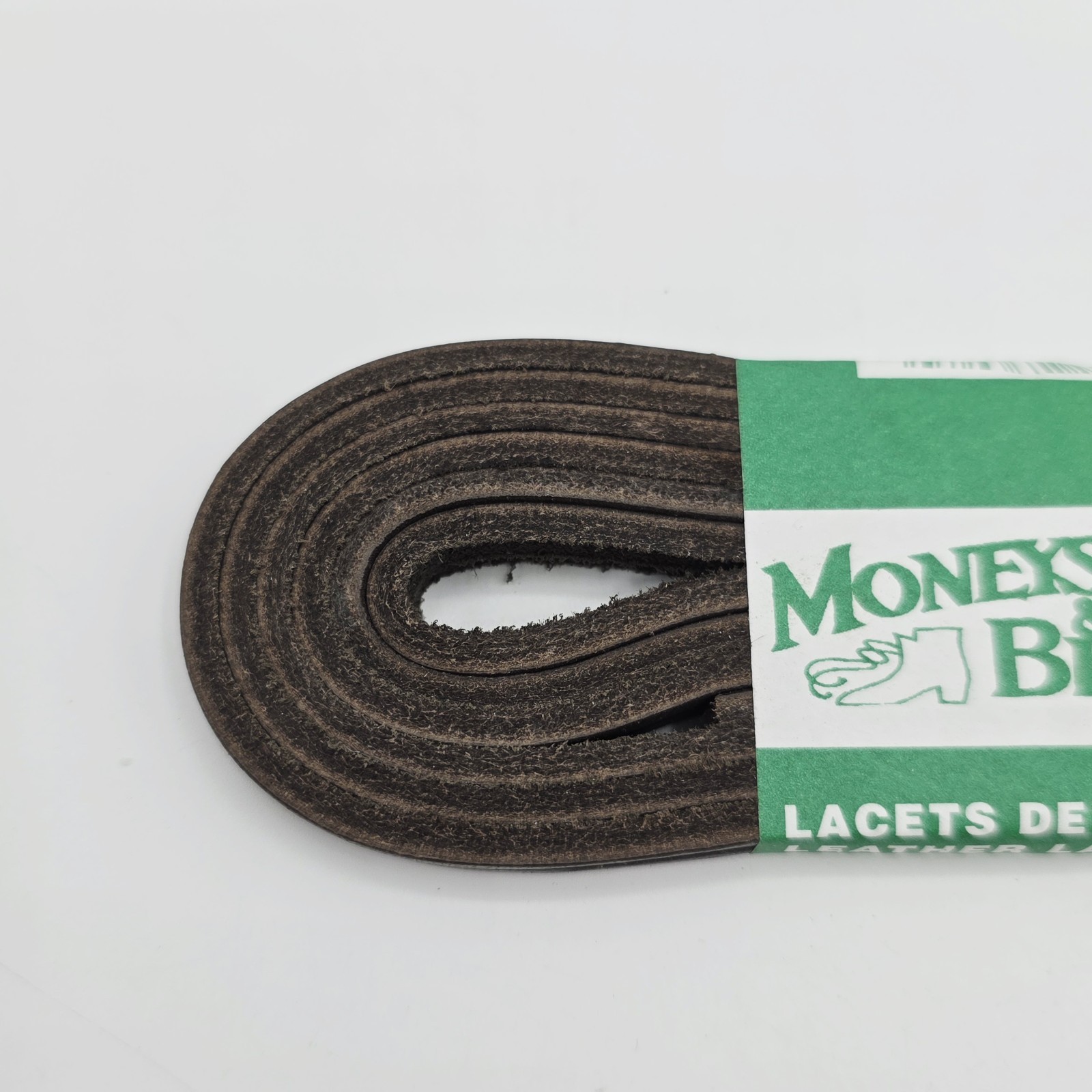 Moneysworth & Best 72″ All Leather Shoe and Boot Laces Brown NOS