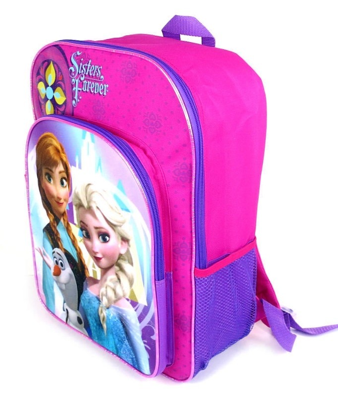 DISNEY FROZEN CLASSIC 2014 16″ Backpack Anna, Elsa & Olaf “Sisters Forever” NWT