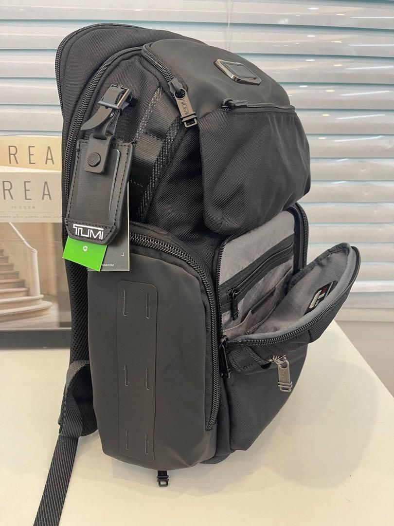 TUMI ALPHA BRAVO Nomadic Backpack Black Business Travel Multifunctional NEW