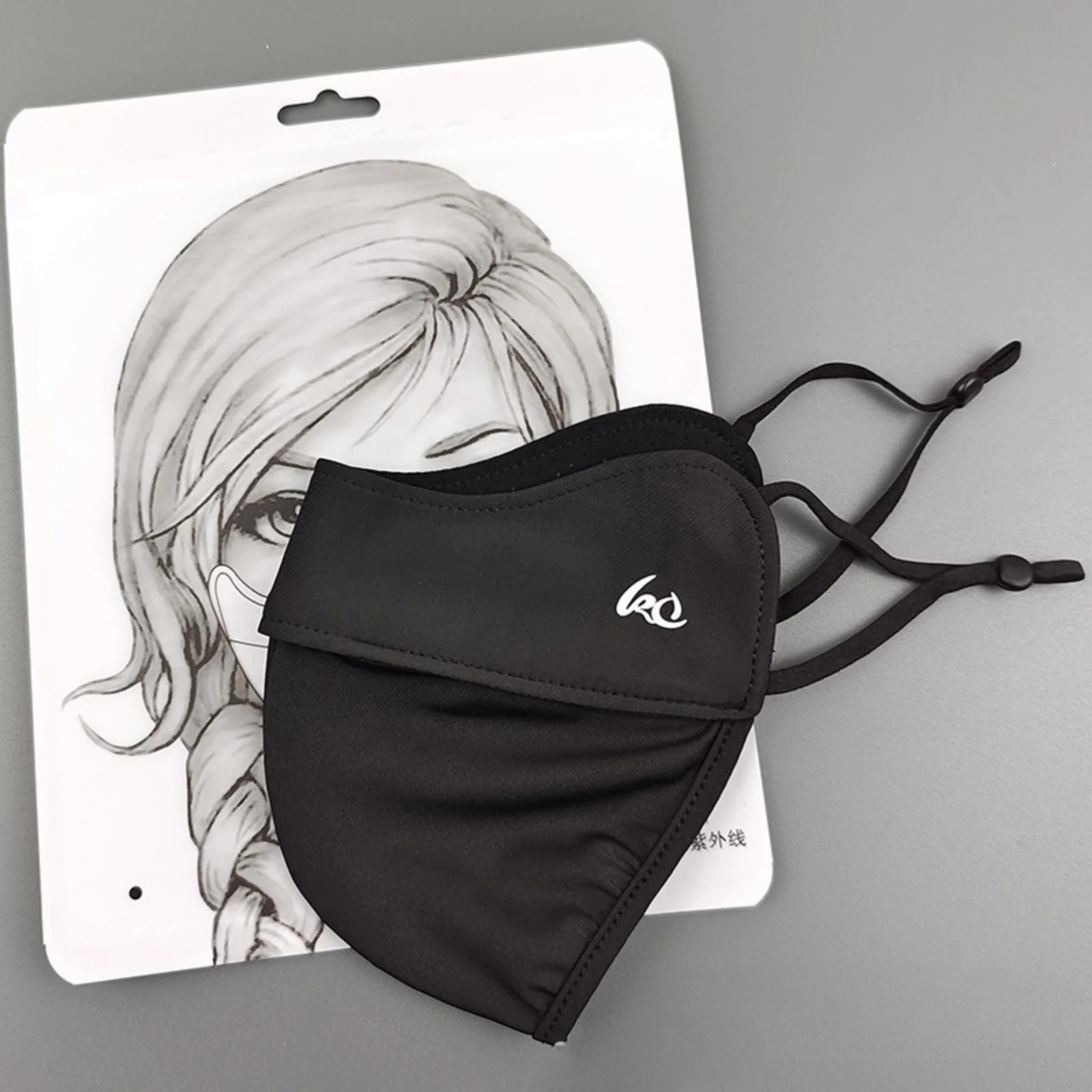 2025 NewThin Sunscreen Face Scarf Ice Silk Mask Summer Cover Veil Eye Protection