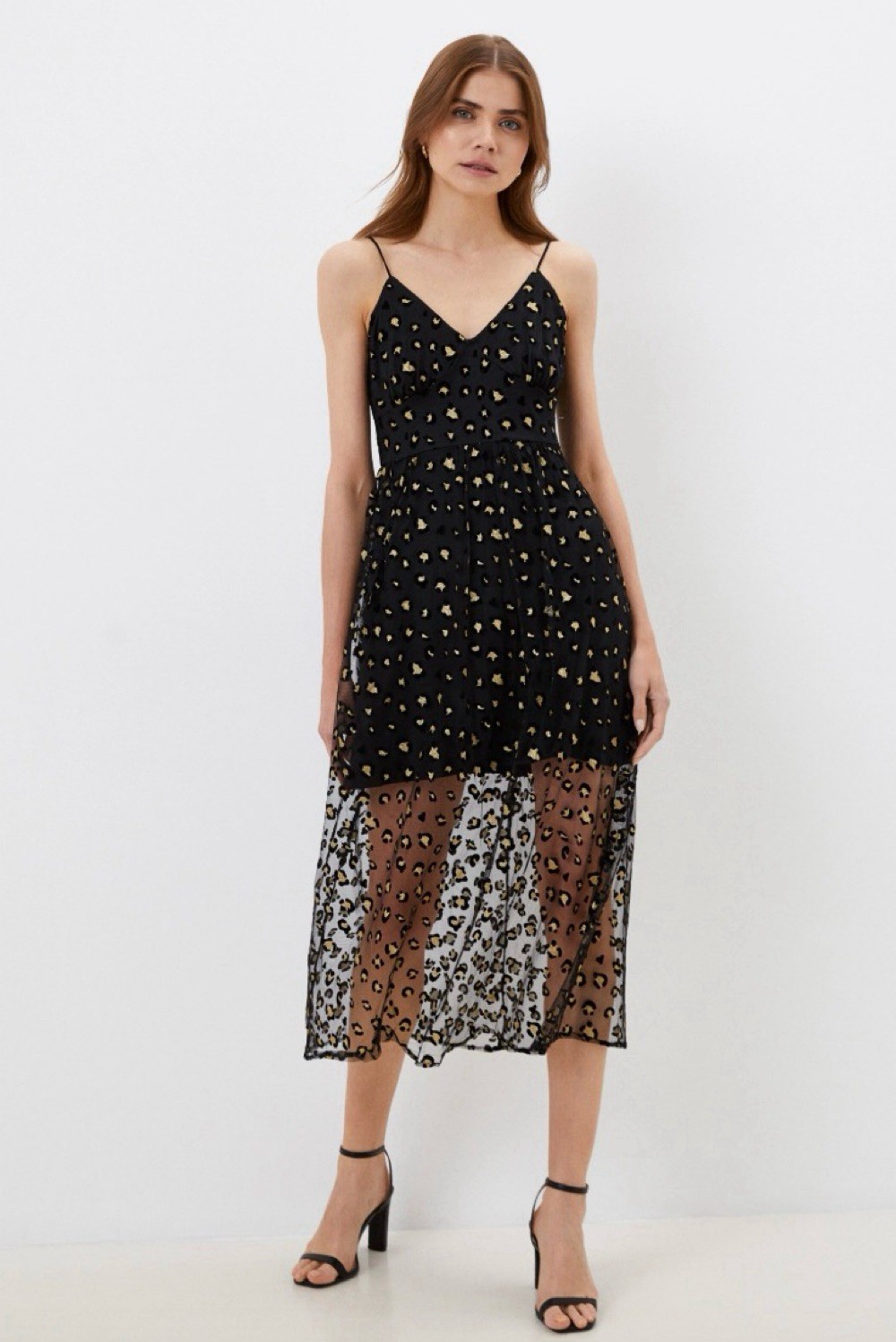 Never Fully Dressed Animal Mesh Scrappy Dress