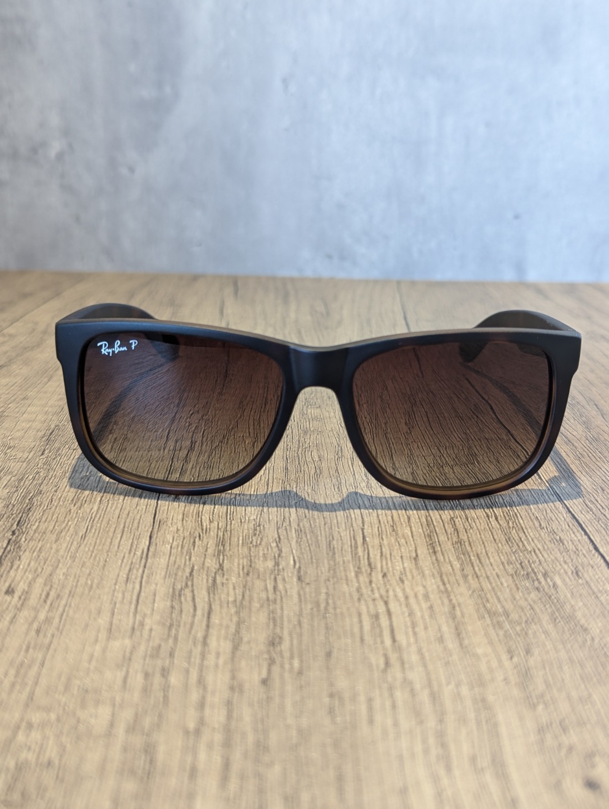 Ray-Ban Polarised Sunglasses JUSTIN MATTE HAVANA RB4165 865/T5 – 54mm
