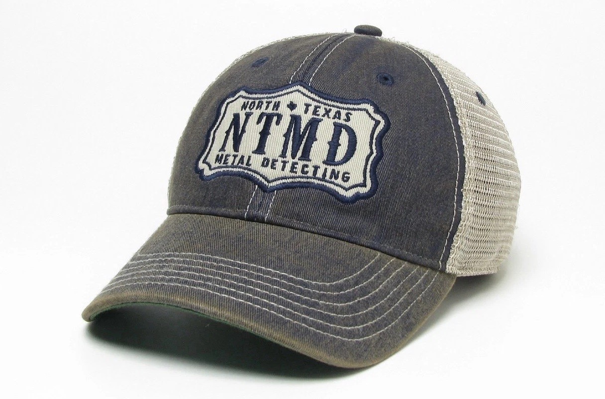 North Texas Metal Detecting NTMD Legacy Old Favorite Trucker Snapback Hat – Navy