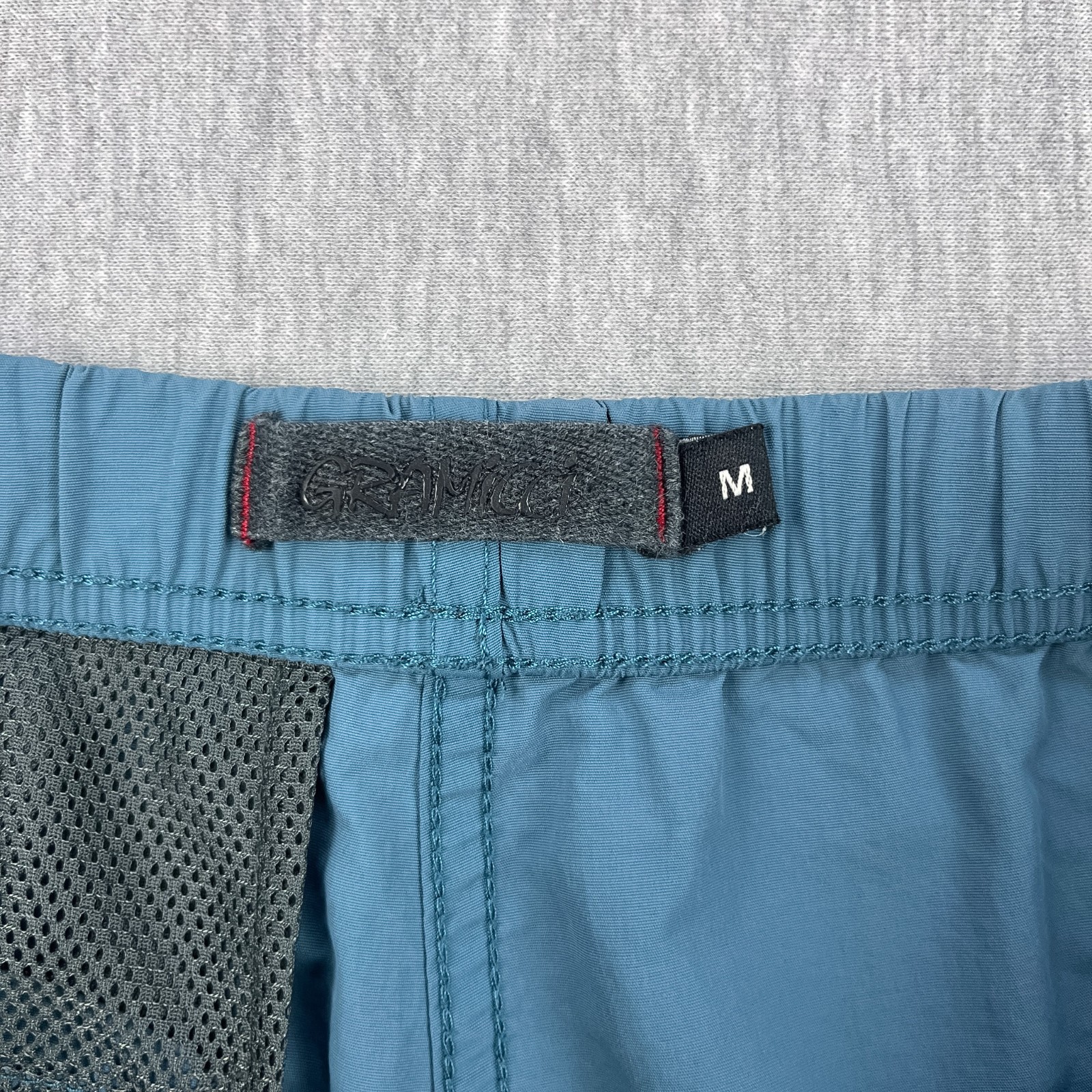 Gramicci Rocket Dry G-Shorts Womens M Blue 100% Nylon 5.5″ Inseam Belted