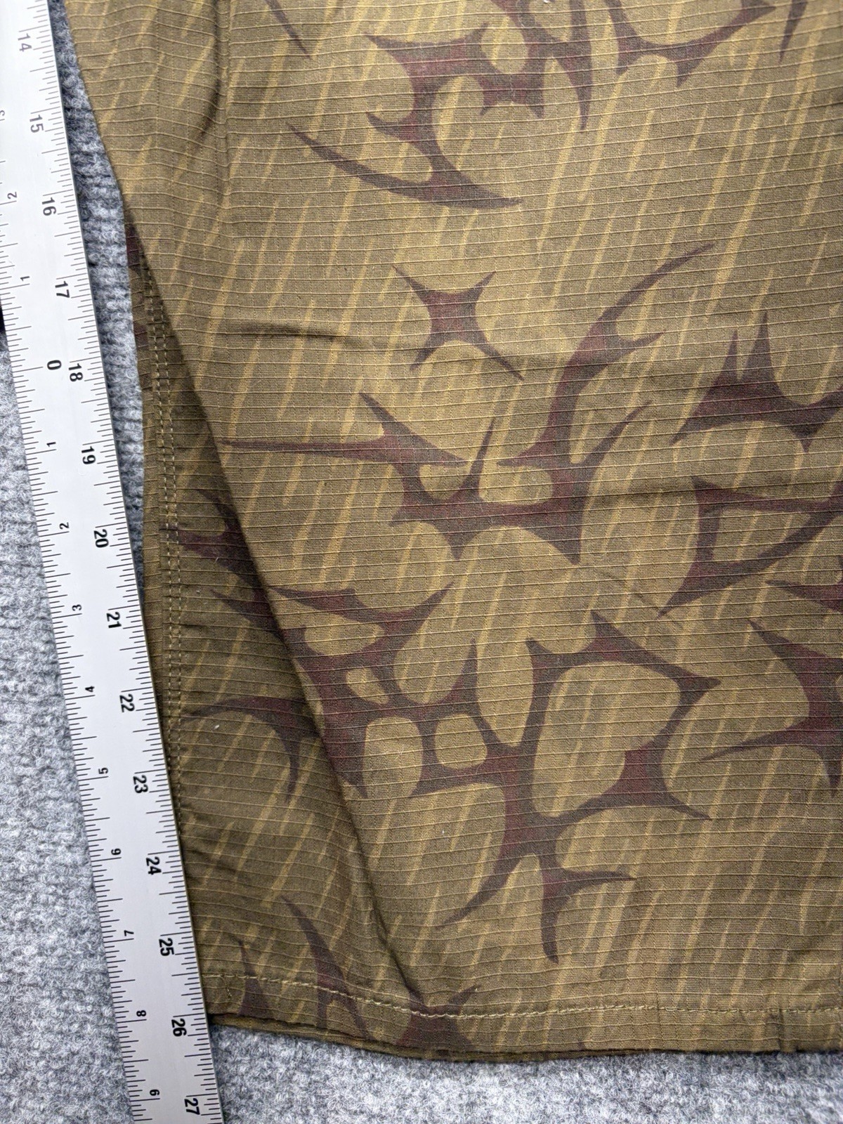 Volcom Men’s Small Olive Green Tribal Print Elastic Waist Pants Cargo Casual