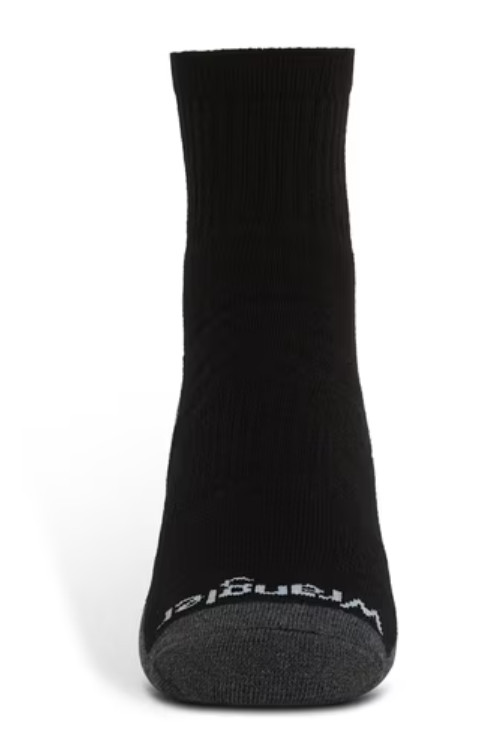 Wrangler Five Star Mens Quarter Socks 12 Pack Black Grey Cushion Size 6-12 NWT