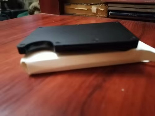 Slim RFID Minimalist Wallet Money Clip Card Holder Scratch Resistant Black