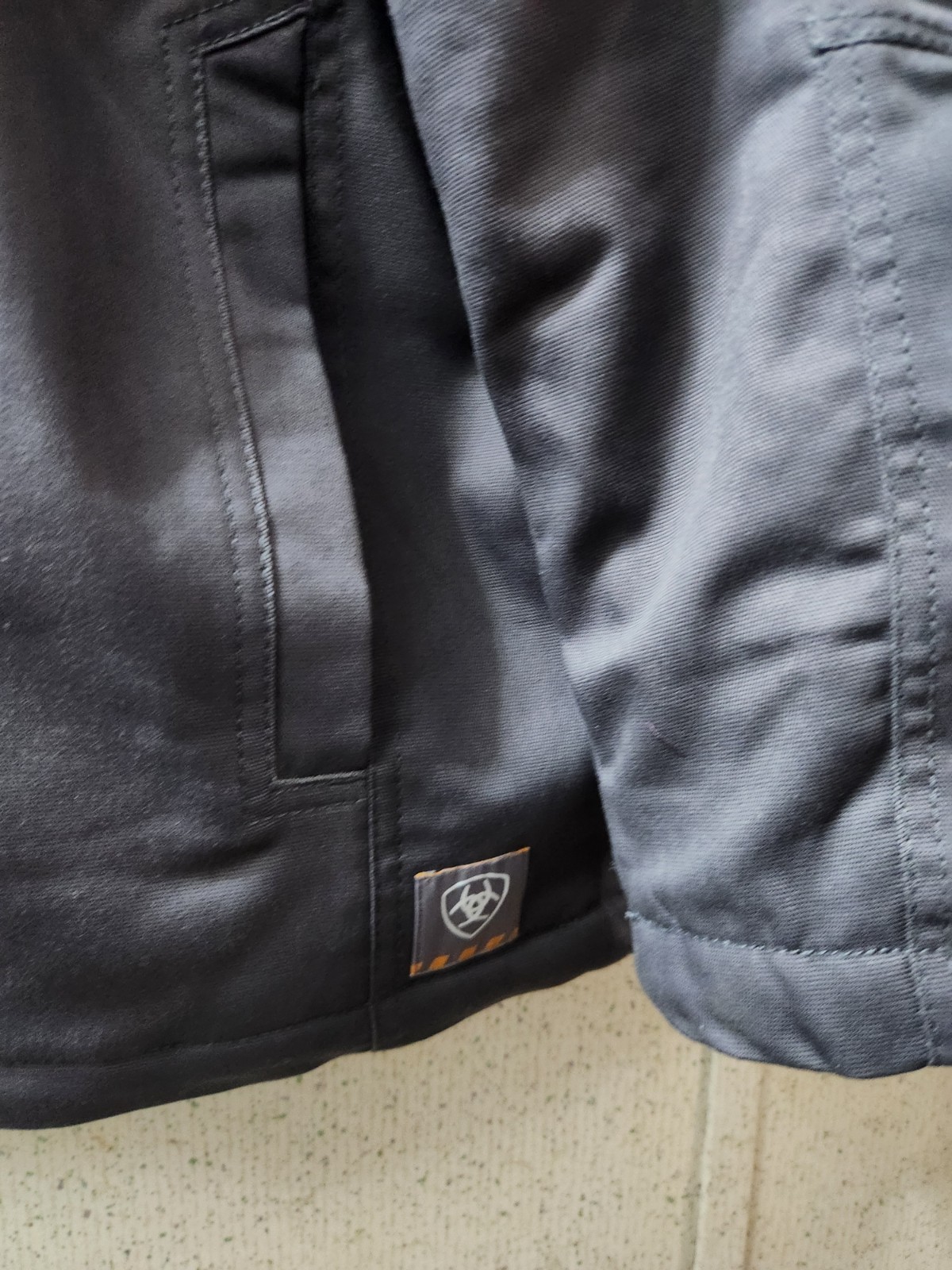 Ariat Rebar Insulated Jacket DuraCanvas Women’s 1X Grey Wind Abrasion Resistant