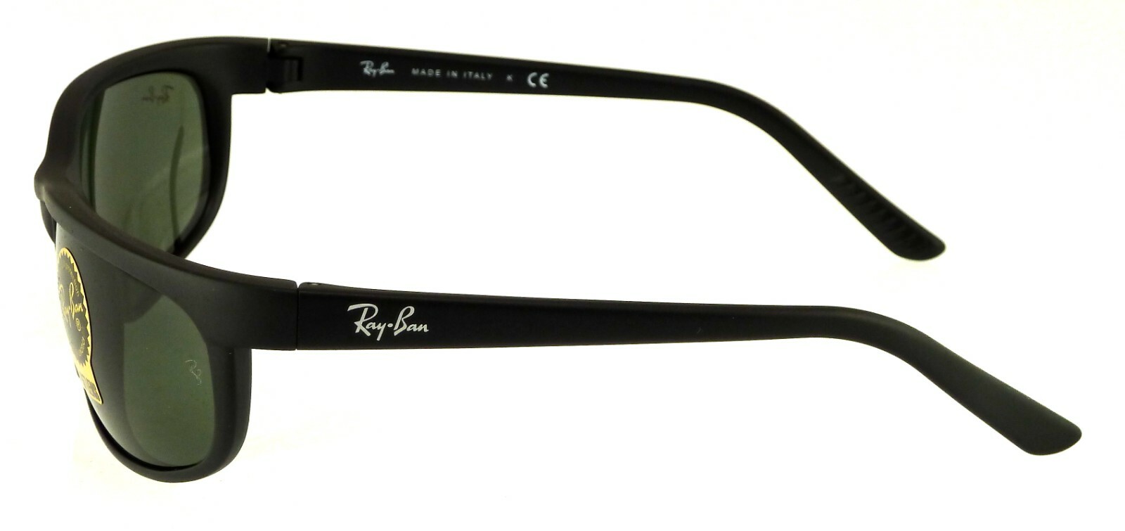 Ray-Ban Predator 2 Matte Black l Green Classic G-15 RB2027 W1847 62mm RB 2027