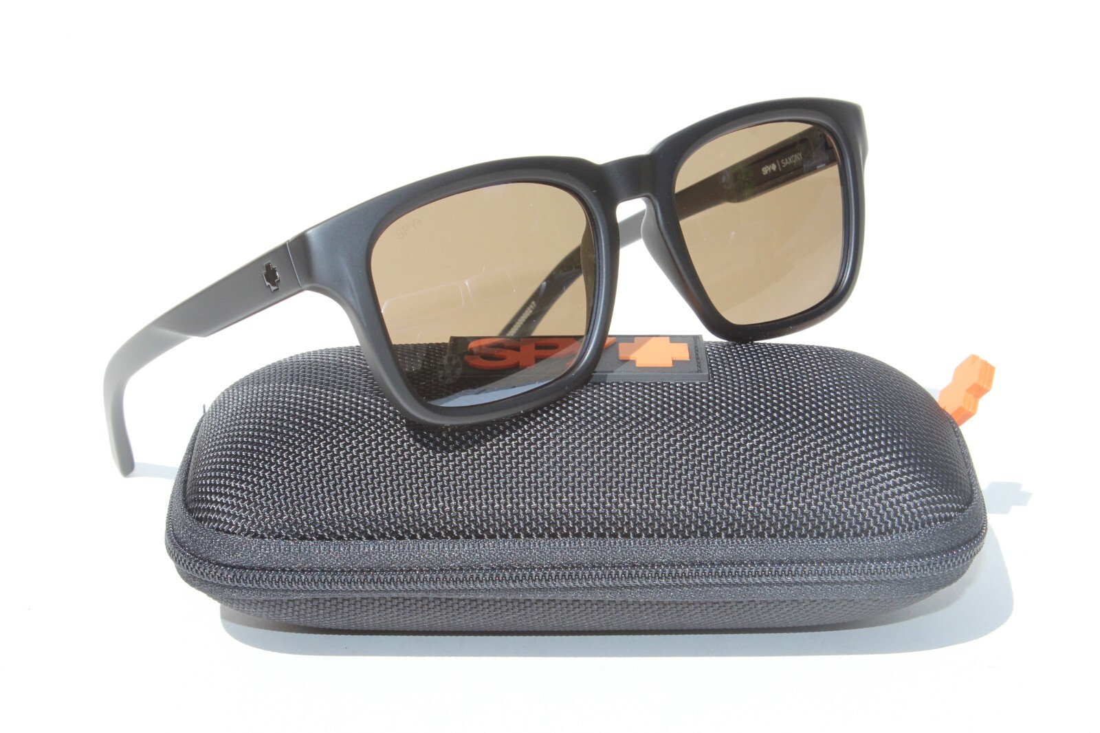 SPY OPTICS Saxony POLARIZED Sunglasses Matte Black/Happy Boost Bronze Black NEW