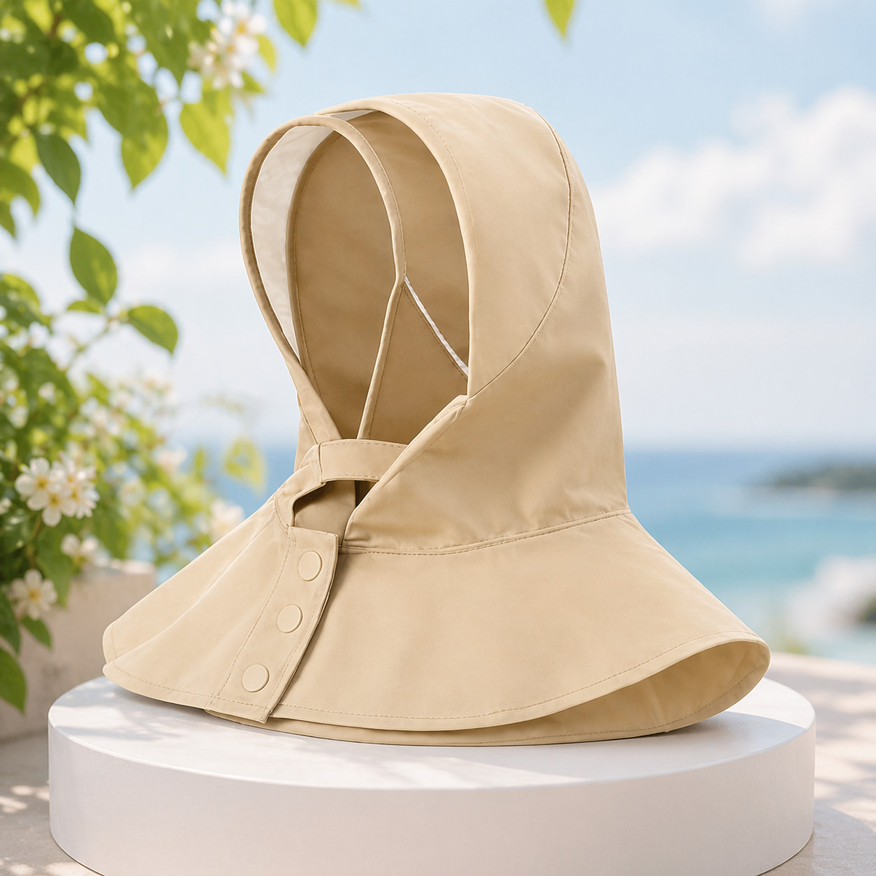 Rain Hood for Women – No More Wet Hair, Waterproof, Anti-Frizz, Stylish Protecti