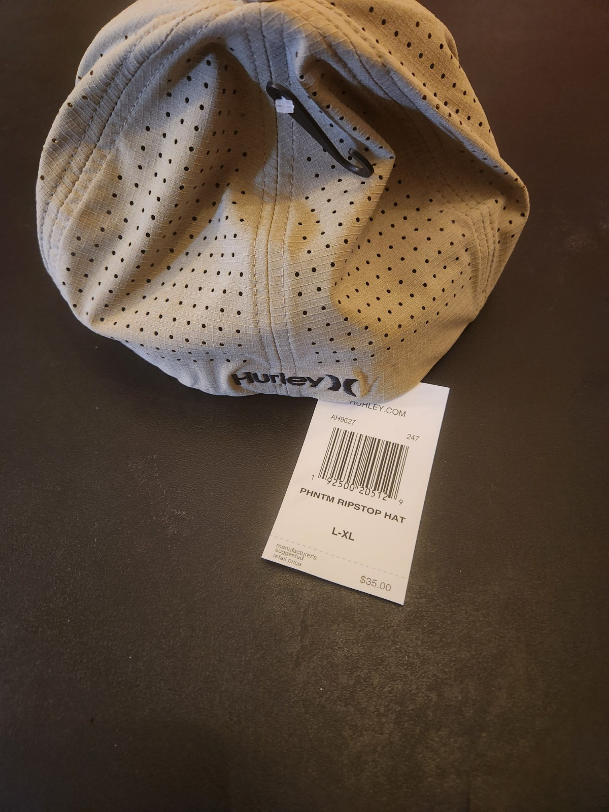 Hurley Phantom Ripstop Flexfit Hat Size L-XL Water Resistant Stretch Lightweight