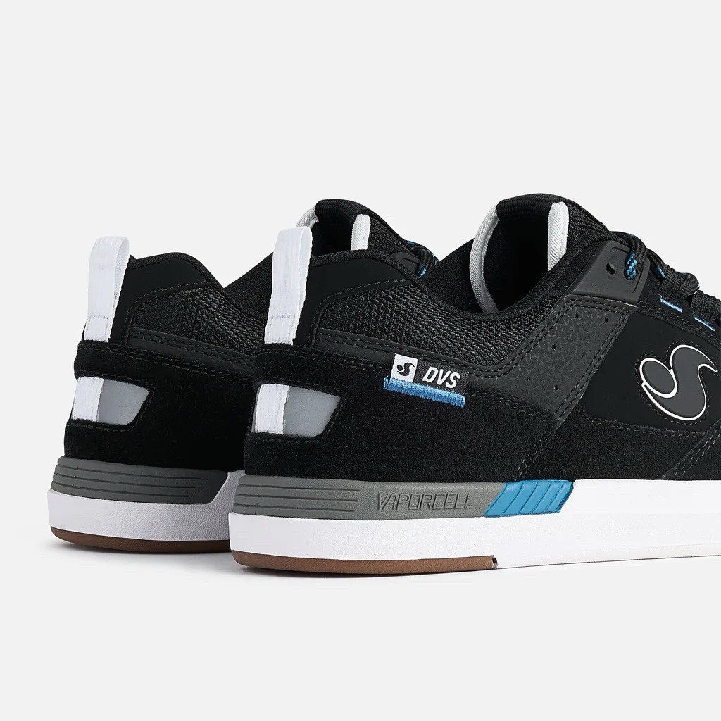 DVS SURESHOCK ‘Black White Blue’ Men’s Size 10.5 DV02829001 Skate Shoes Sneakers