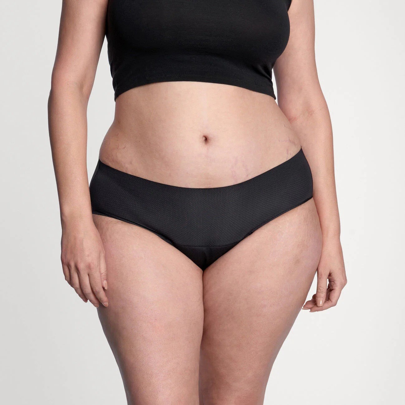 NEW Thinx Air 4-PACK Black Hiphugger Period Panties Underwear 2XL Moderate