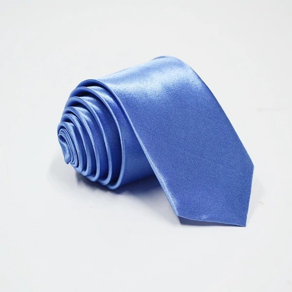Solid Color Skinny Tie Slim Necktie for Men(5 cm)