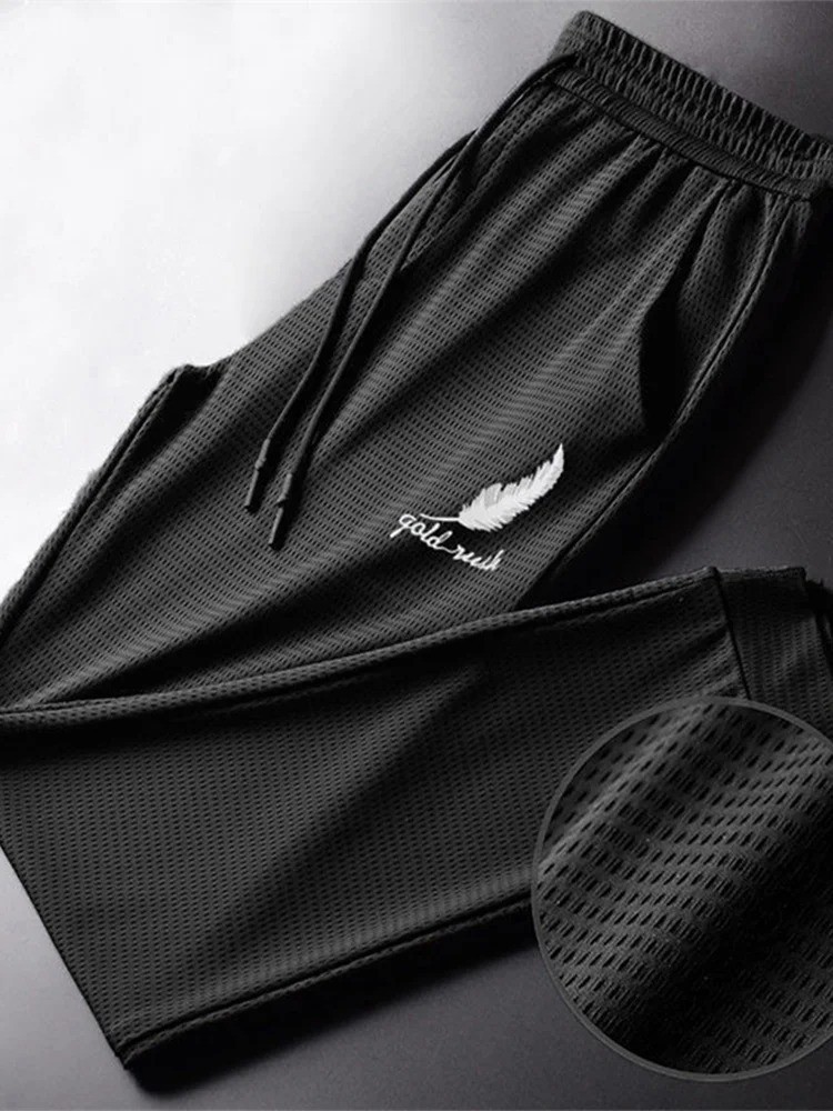 Men Fashion Quick Dry Pants Lightweight Hiking Jogging Running Trousers