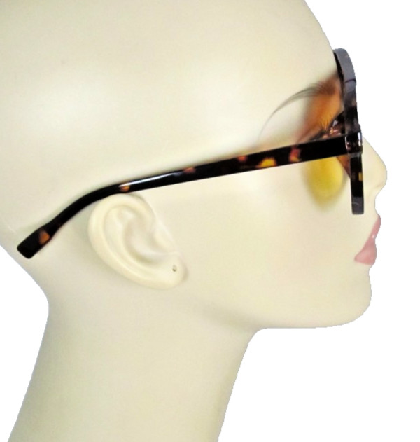 HOUSE OF HARLOW by Nicole Richie Tortoise Shell Aviator Sunglasses Amber Lenses