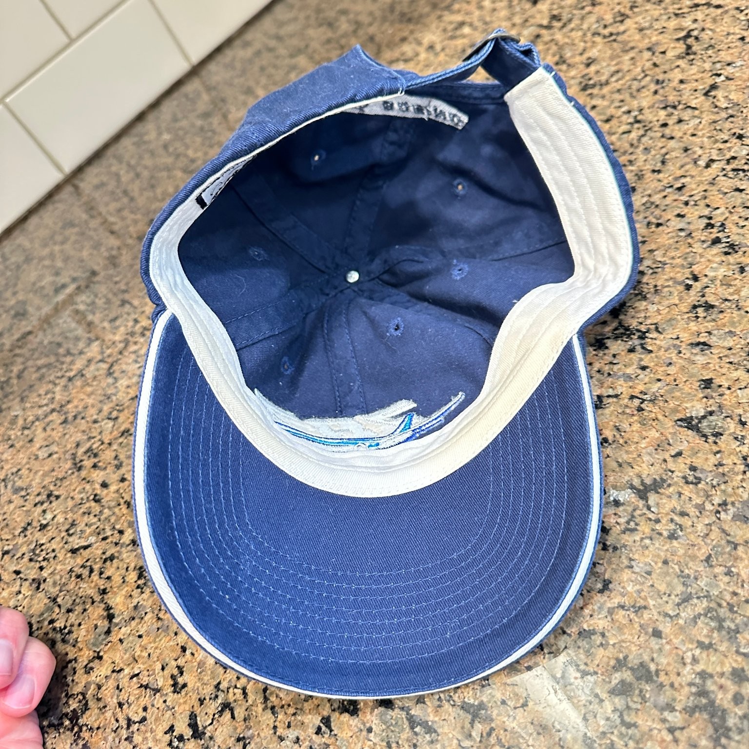Boeing 787 Dreamliner Baseball Cap Men’s Adjustable Navy Blue Pilot Hat