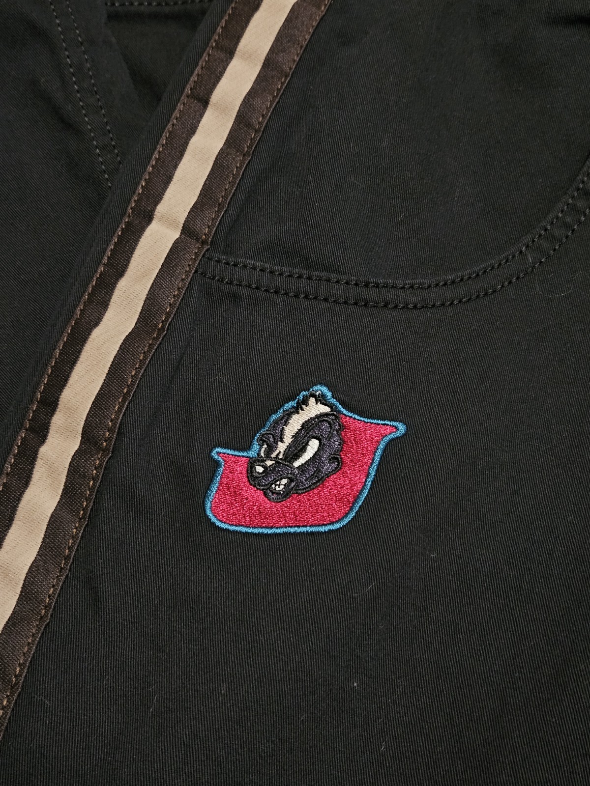 JNCO Skunk Black Canvas Pants NWOT Mens 44×30 Super Twill Limited Edition