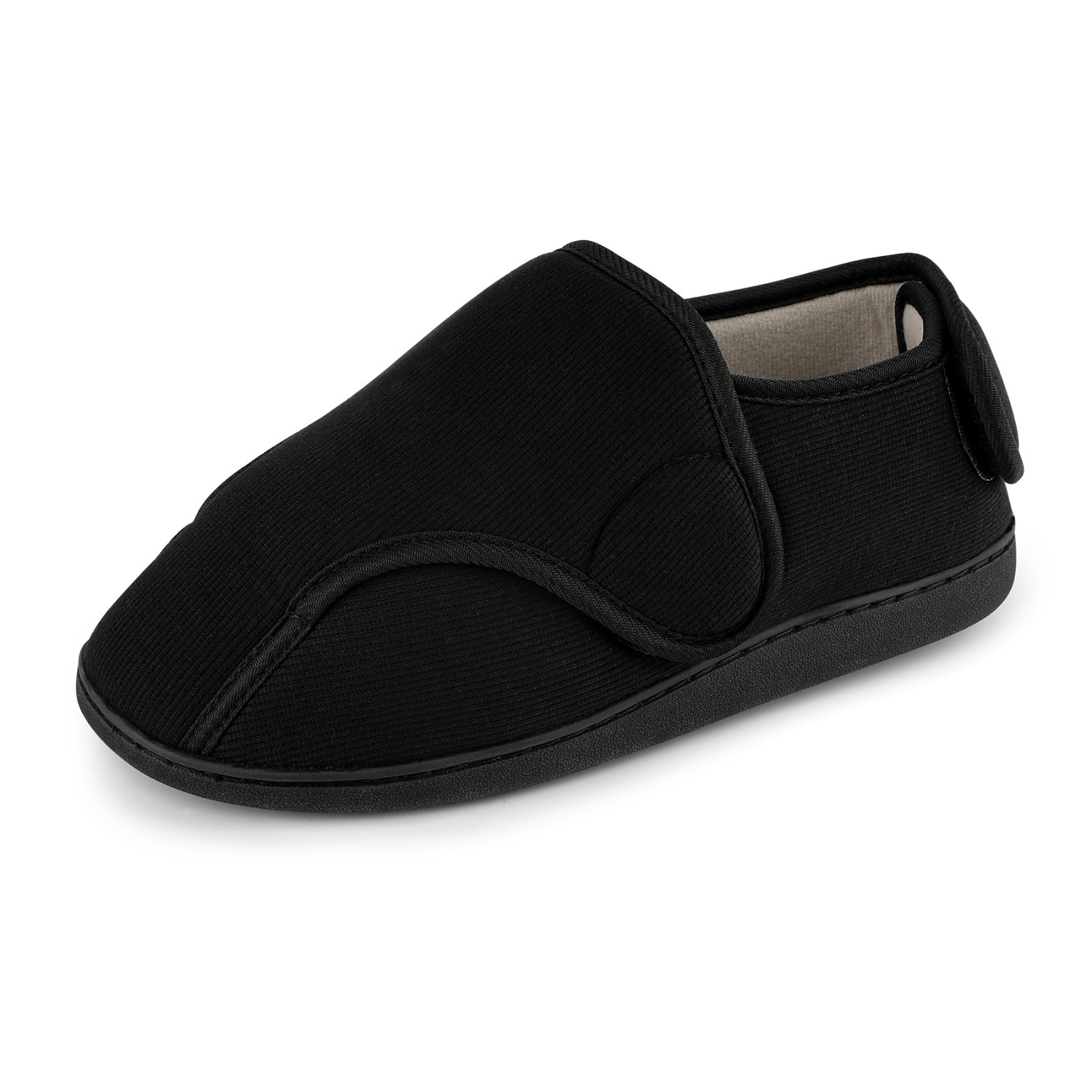 Men’s Wide Width Slippers House Shoes for Swollen Feet Edema Arthritis Elderly