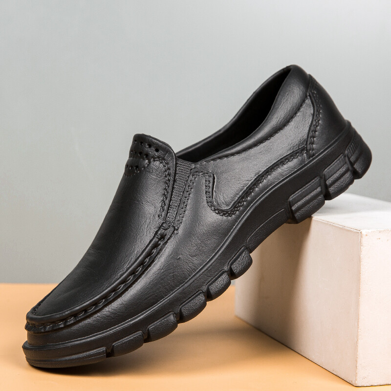 New Men Chef Shoes Kitchen Non-slip Safety Shoes Oil-proof Slip-On Work Shoes US