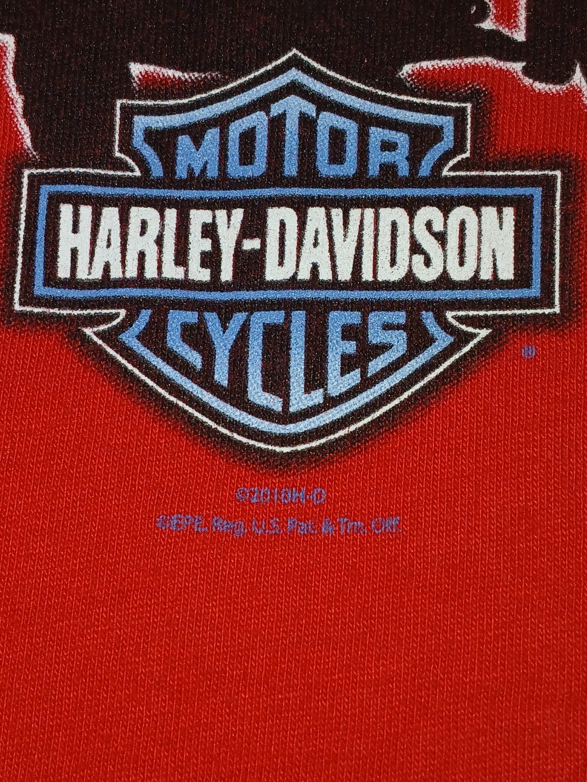 Vintage Harley-Davidson Elvis ELV75 Graceland 100% Cotton V Neck T Shirt XL USA