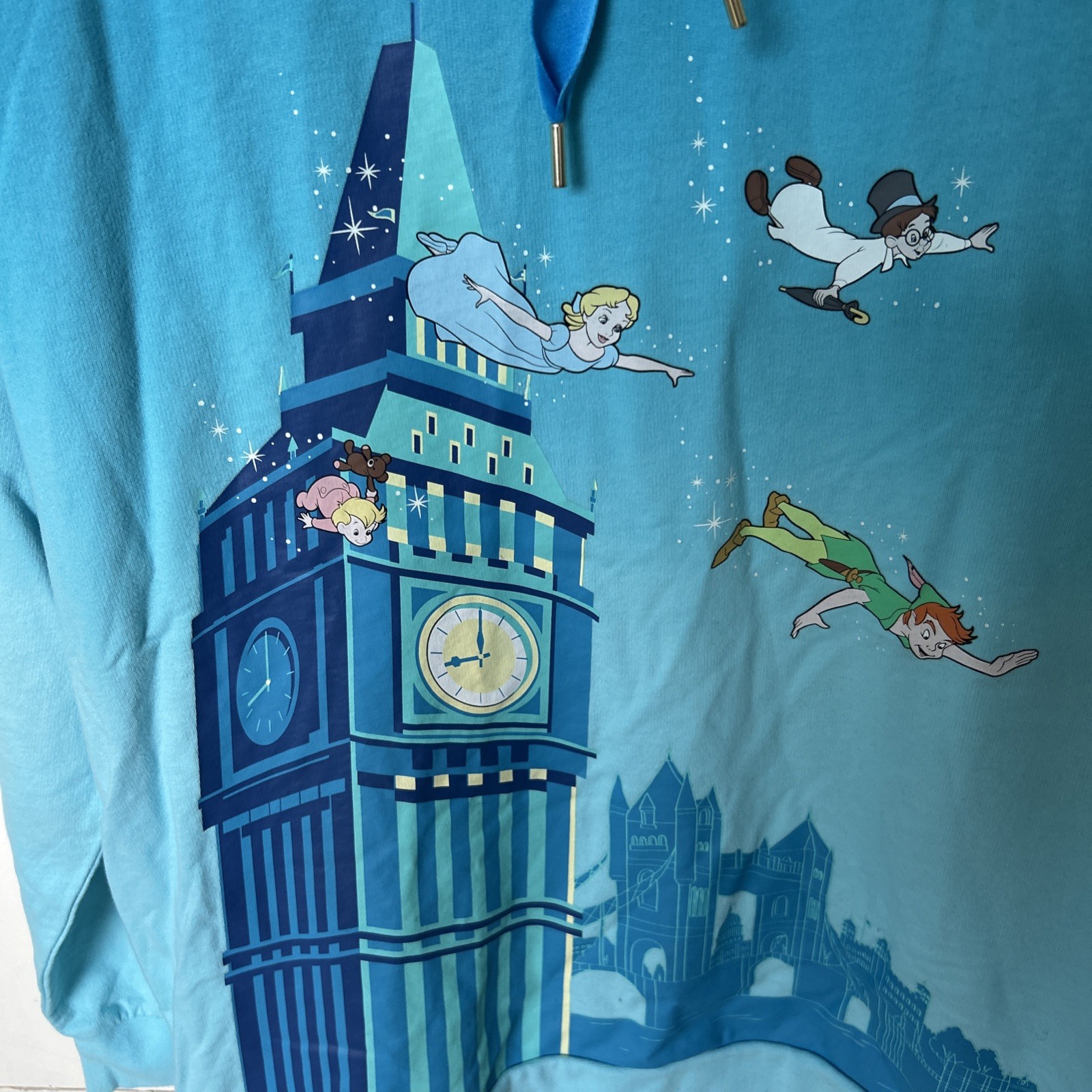 Loungefly Disney Peter Pan You Can Fly Unisex Hoodie – Small