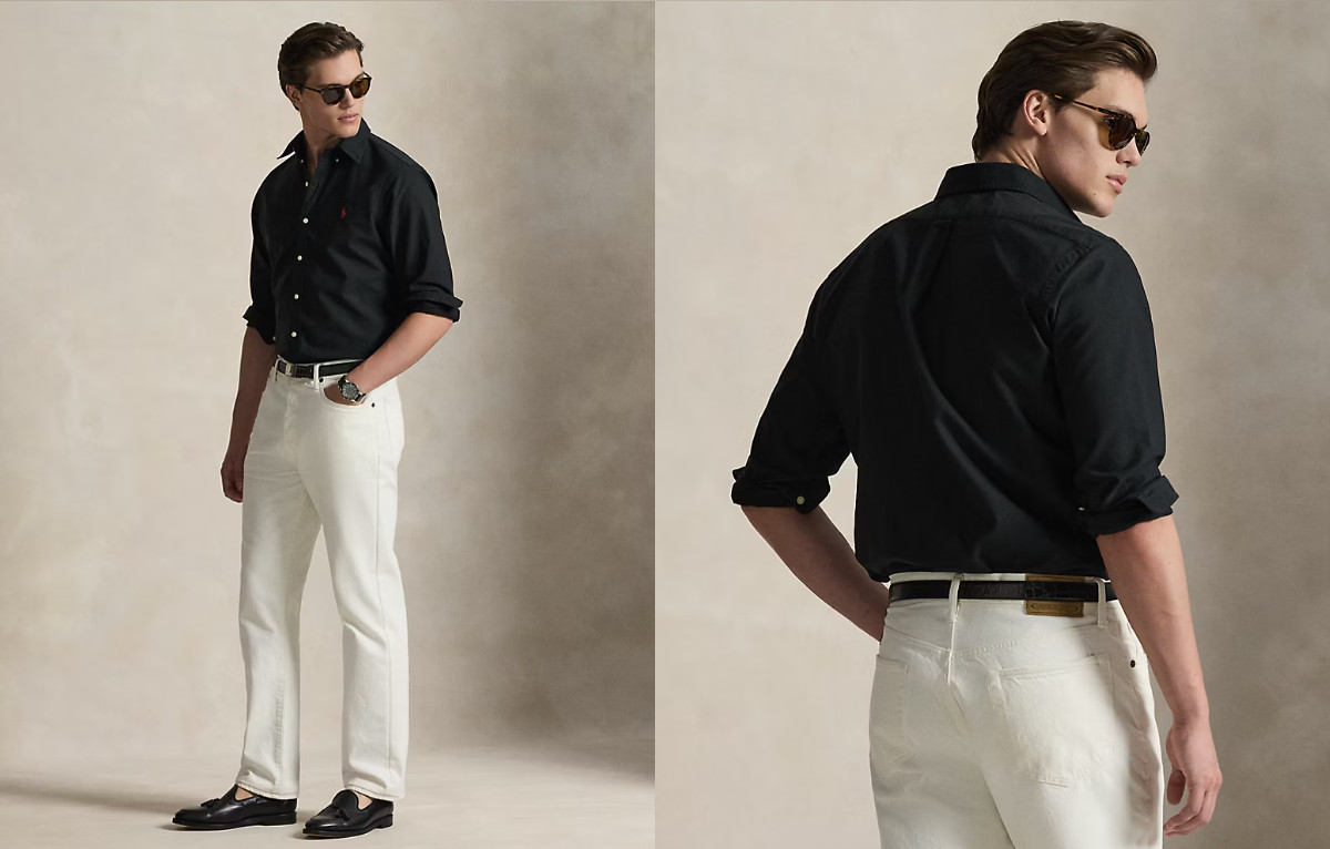 Polo Ralph Lauren Classic Fit Oxford Shirt – Black – Brand New Retail $130