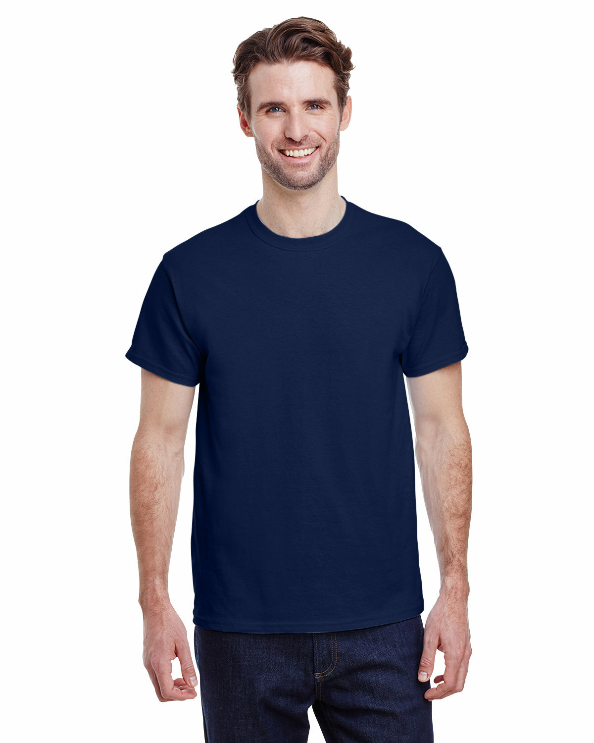 Gildan G200 Ultra Cotton T Shirt Navy (5XL)