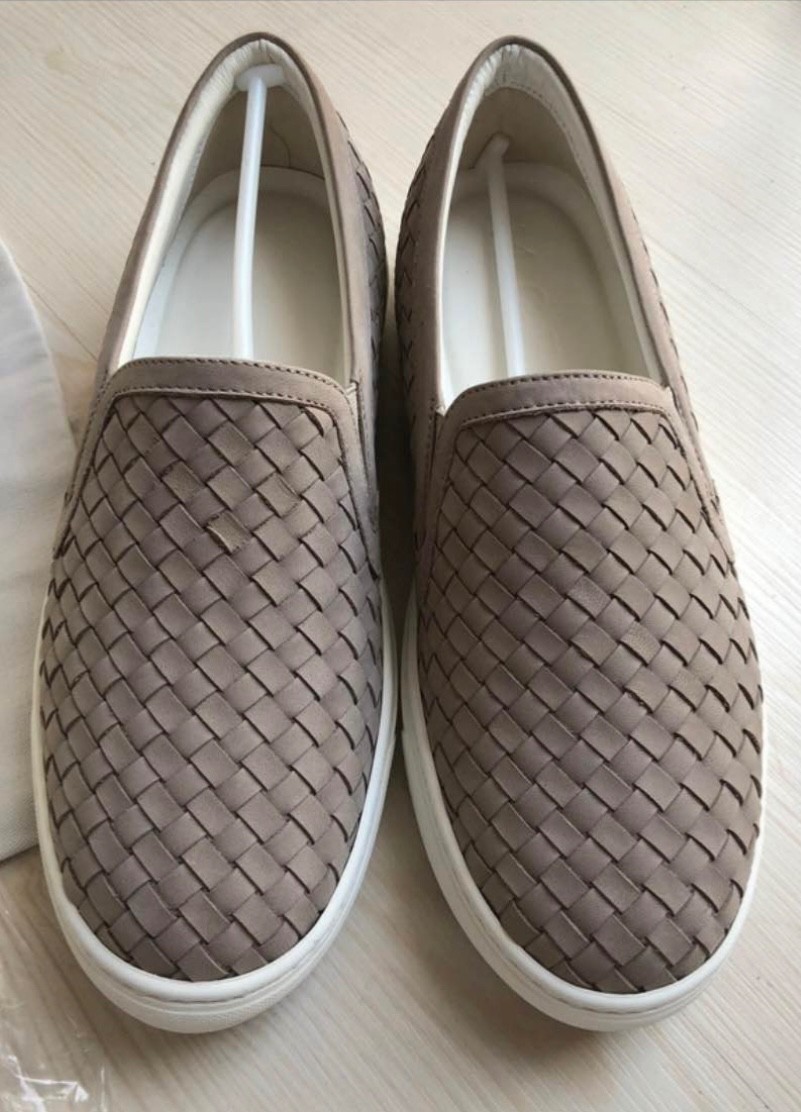 New w/box M Gemi Sz 39.5 EU or 9.5 US Cerchio Nubuck Leather Slip On Sneakers