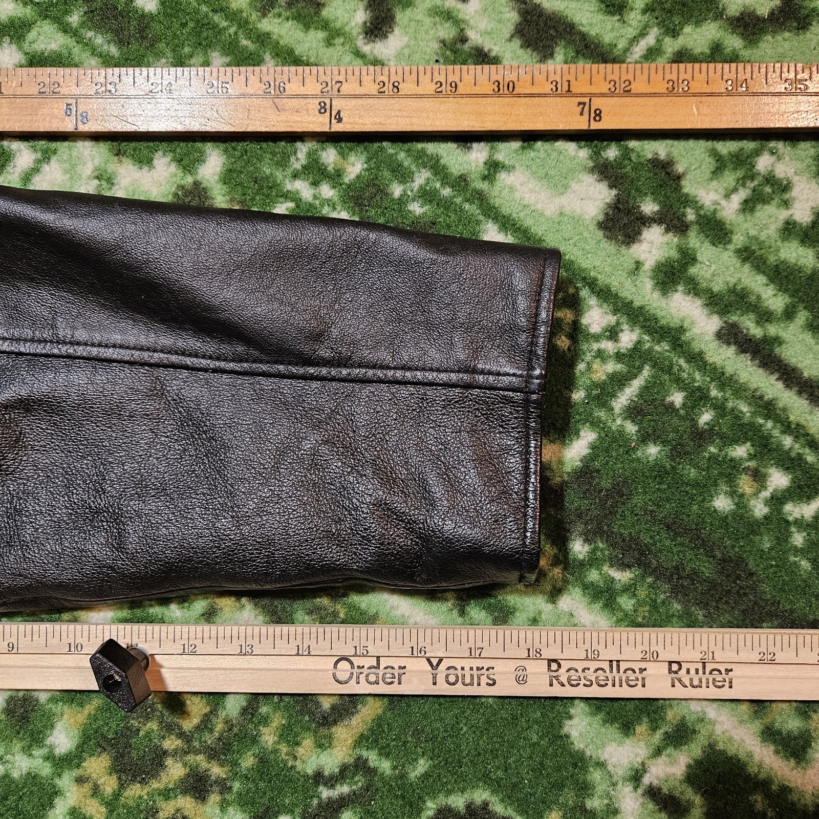 VTG Leather Aviator Jacket Spurs Basketball Medium Bomber Pilot Maverick Biker