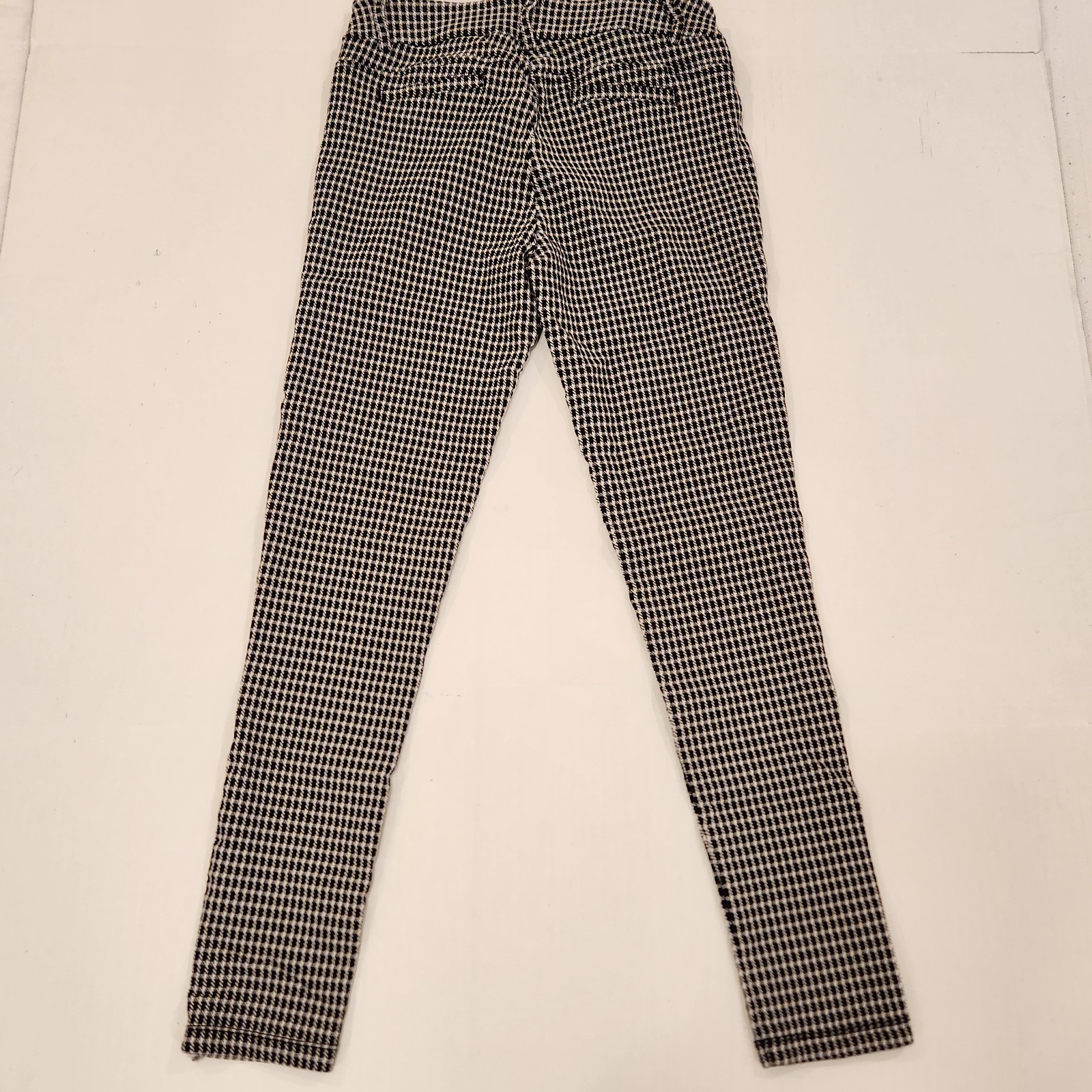 Chocolate USA Pants Women’s Large Black Checkered Stretch Ankle