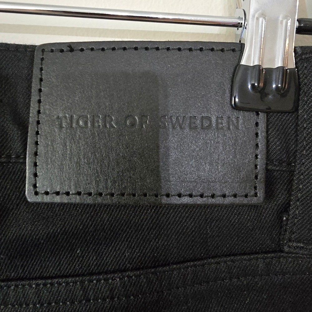 Tiger of Sweden 1903 Black Jeans Menswear Classic Fit Denim Pants