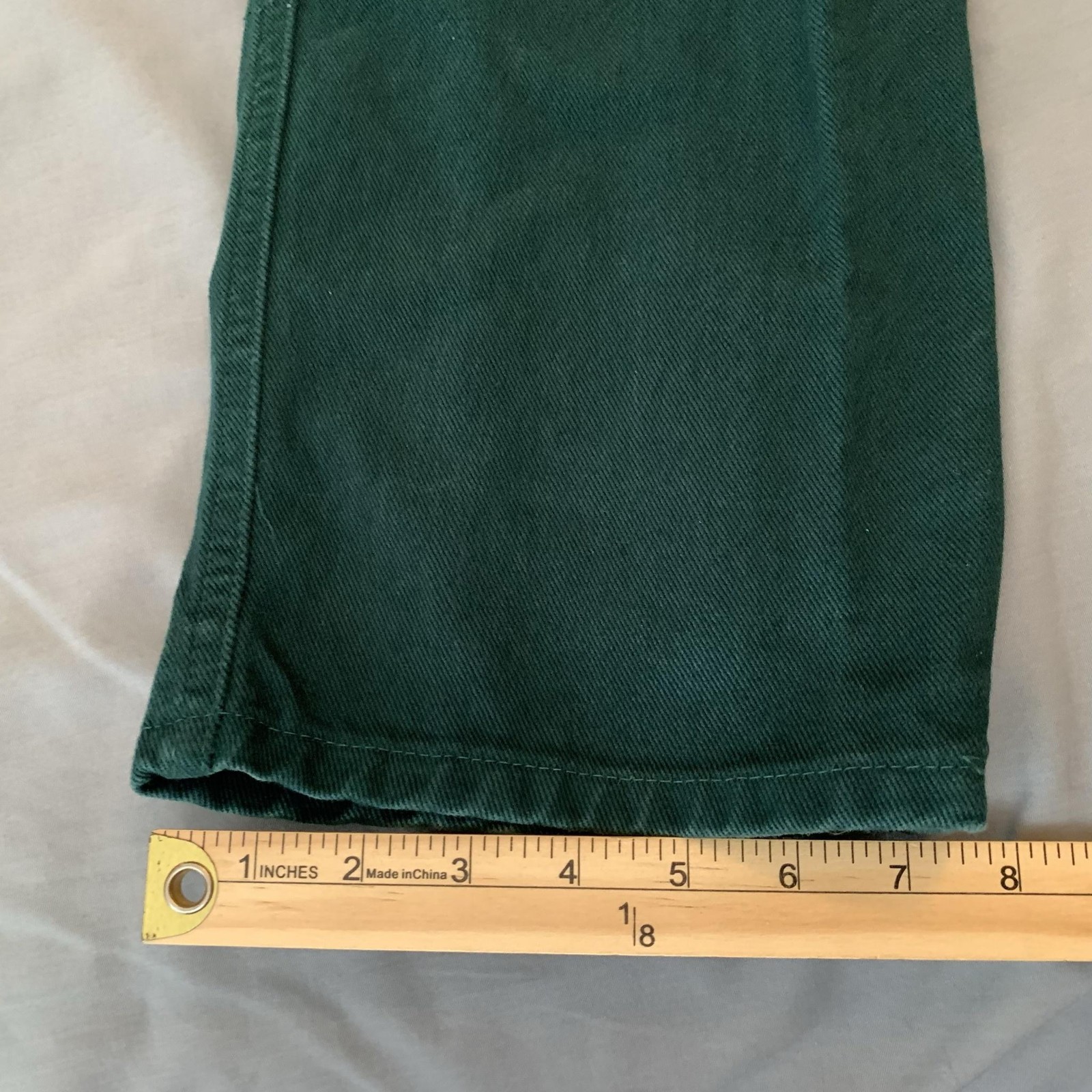 Vintage Quarter Horse Bar None Riding Jeans Juniors 13-14 (26×35) Green Bareback