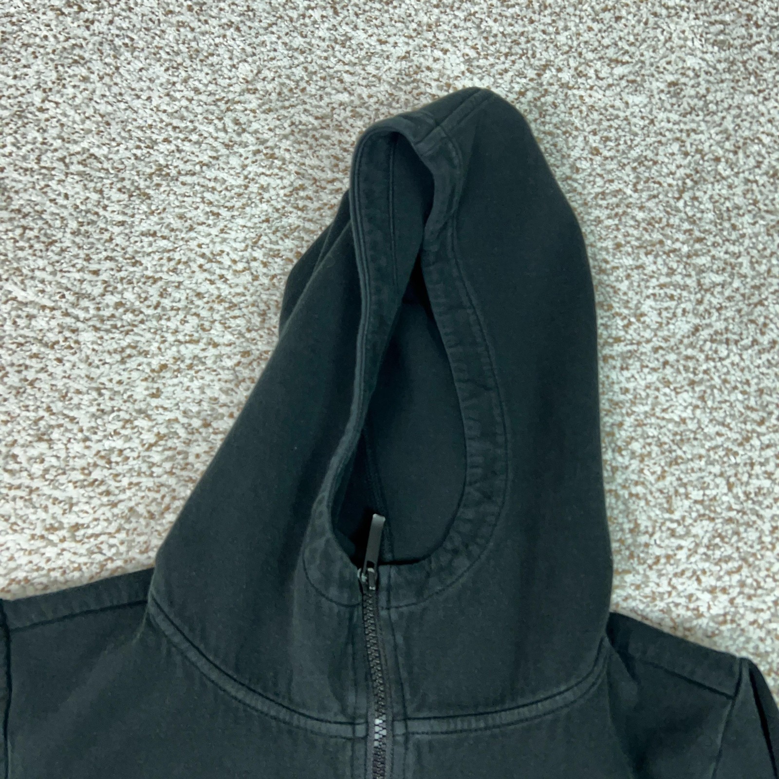 Varley Jacket Womens Large Black Hooded Full Zip Fleece Athletic Casual Lounge