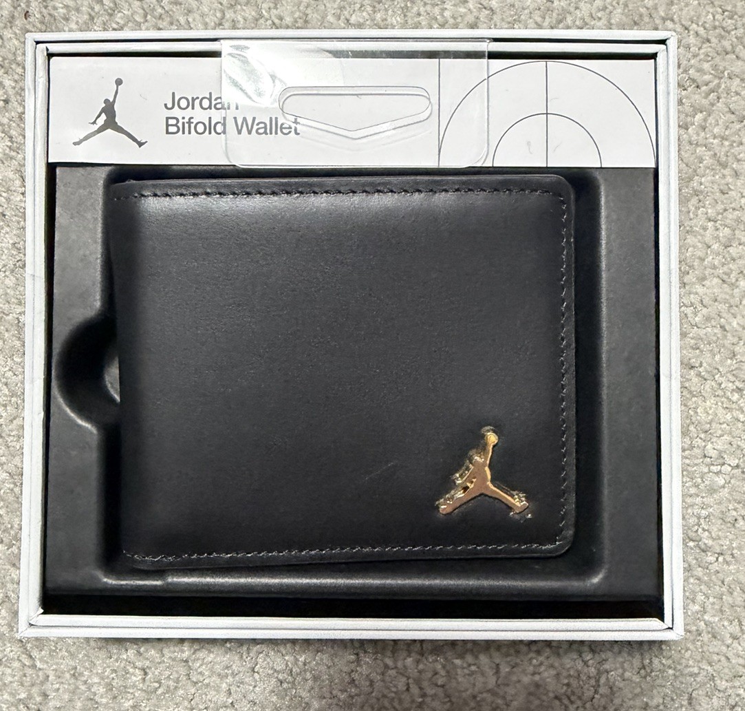 Nike Jordan Jumpman Bifold Wallet Black MA0819-023 Brand New