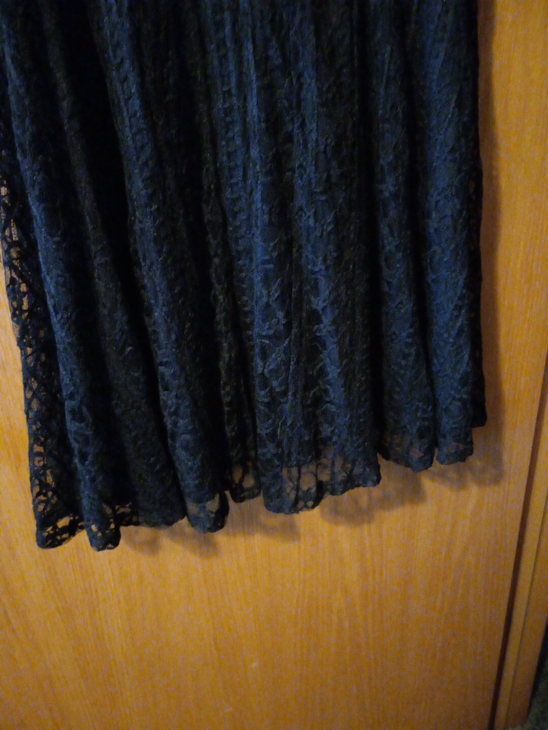 Womens Evan Picone Sleeveles Black Lace Dress Size 8 90% Nylon 10% Spandex Vneck