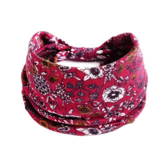 Bandanna Wide Sports Yoga Headband Stretch Hairband Elastic Hair Band Turban