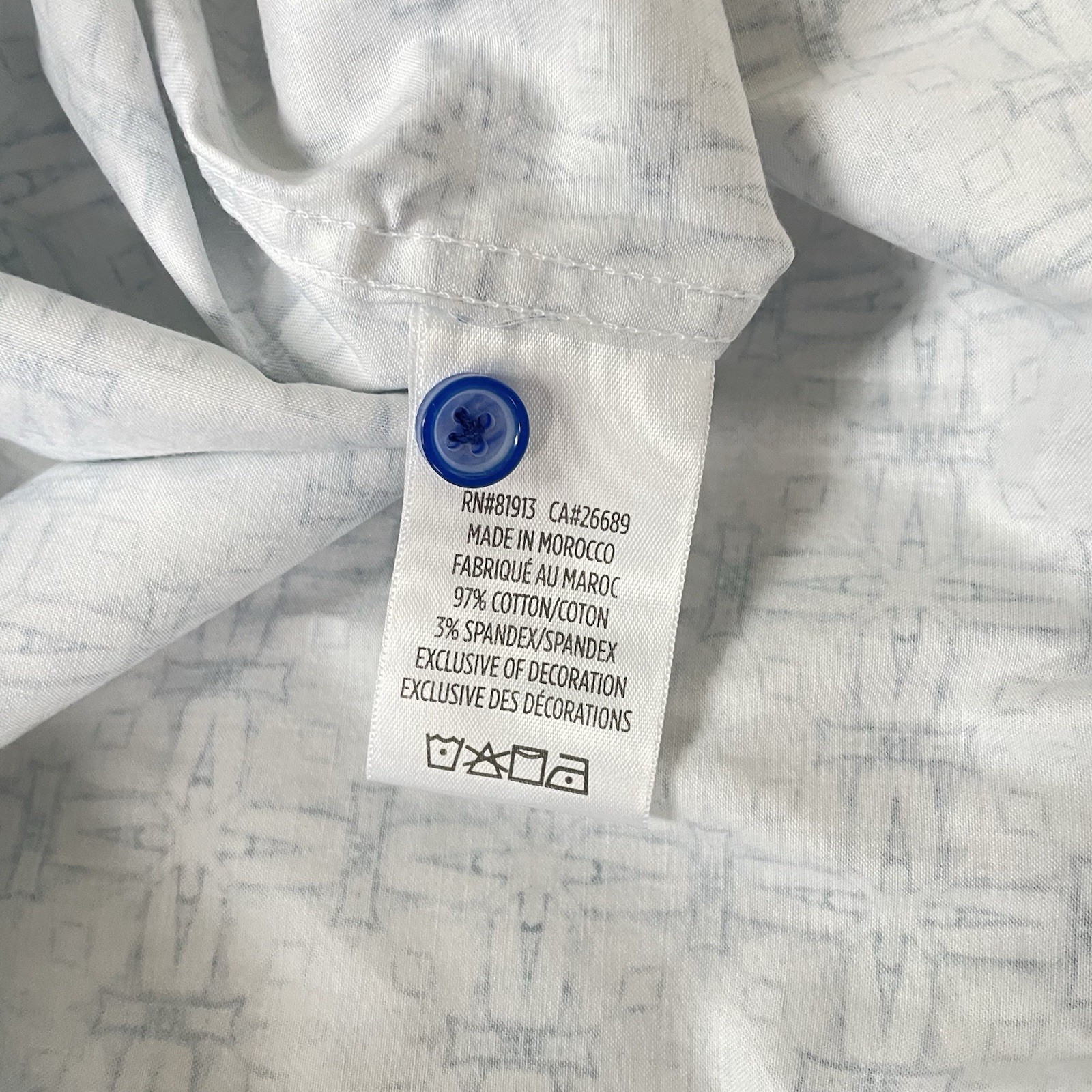 Robert Graham Madagascar Print Tailored Fit Stretch Size XL $188