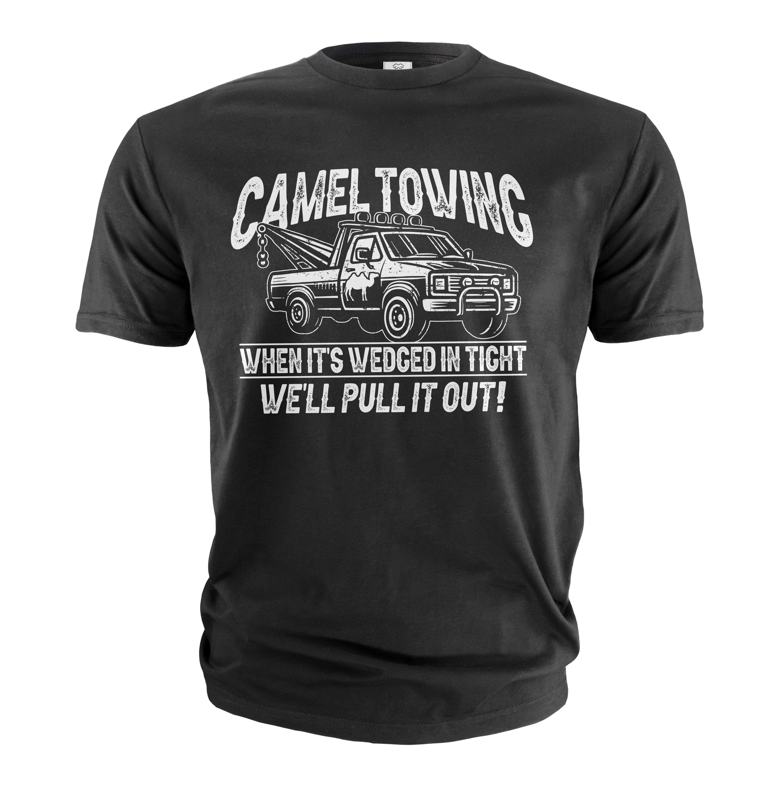 Men’s Funny Camel towing T-shirt double meaning innapropriate tee shirt