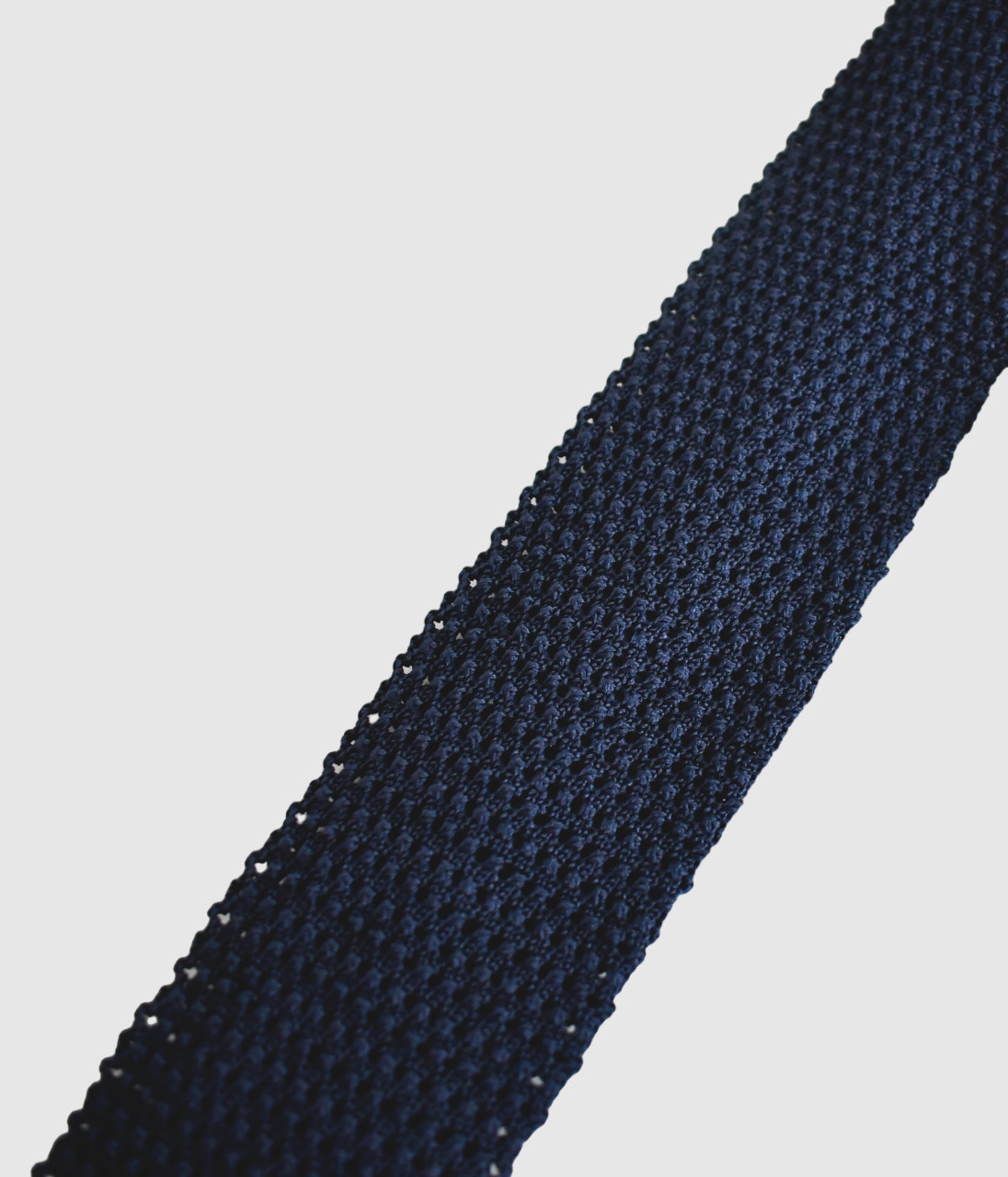 NEW PETER MILLAR COLLECTION “Barch” Dark Navy 100% SILK KNIT Long Neck Tie ITALY