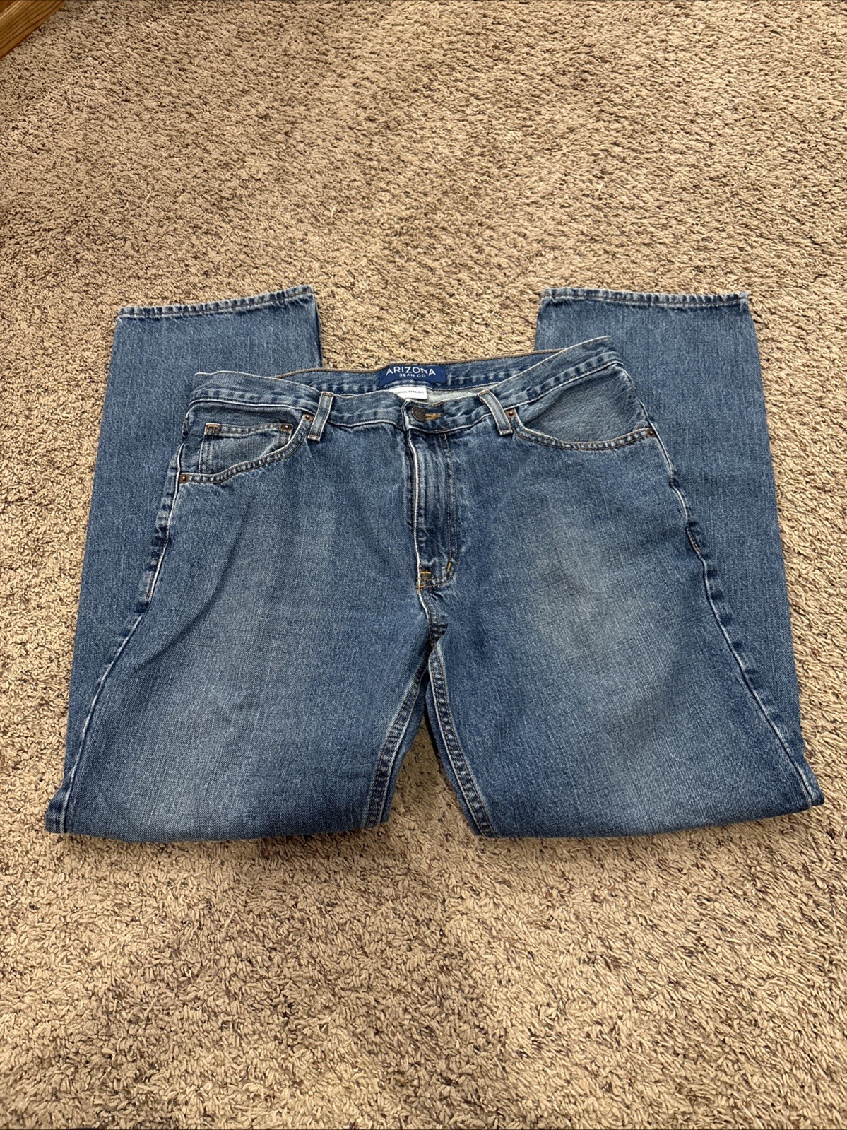 Mens Arizona Jeans Original Straight 34×32