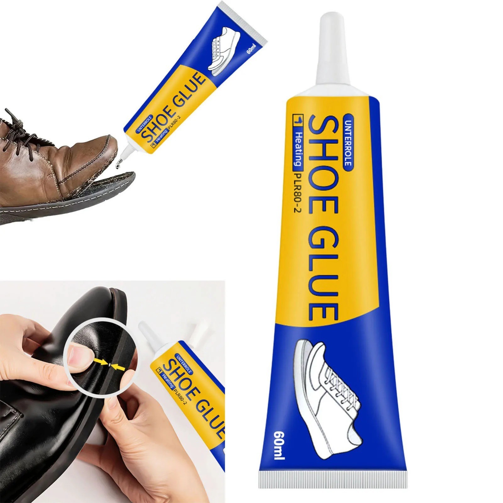 Shoe-Fix Glue: Pro Grade Shoe Repair Glue Adhesive for Boots, Heels, Soles