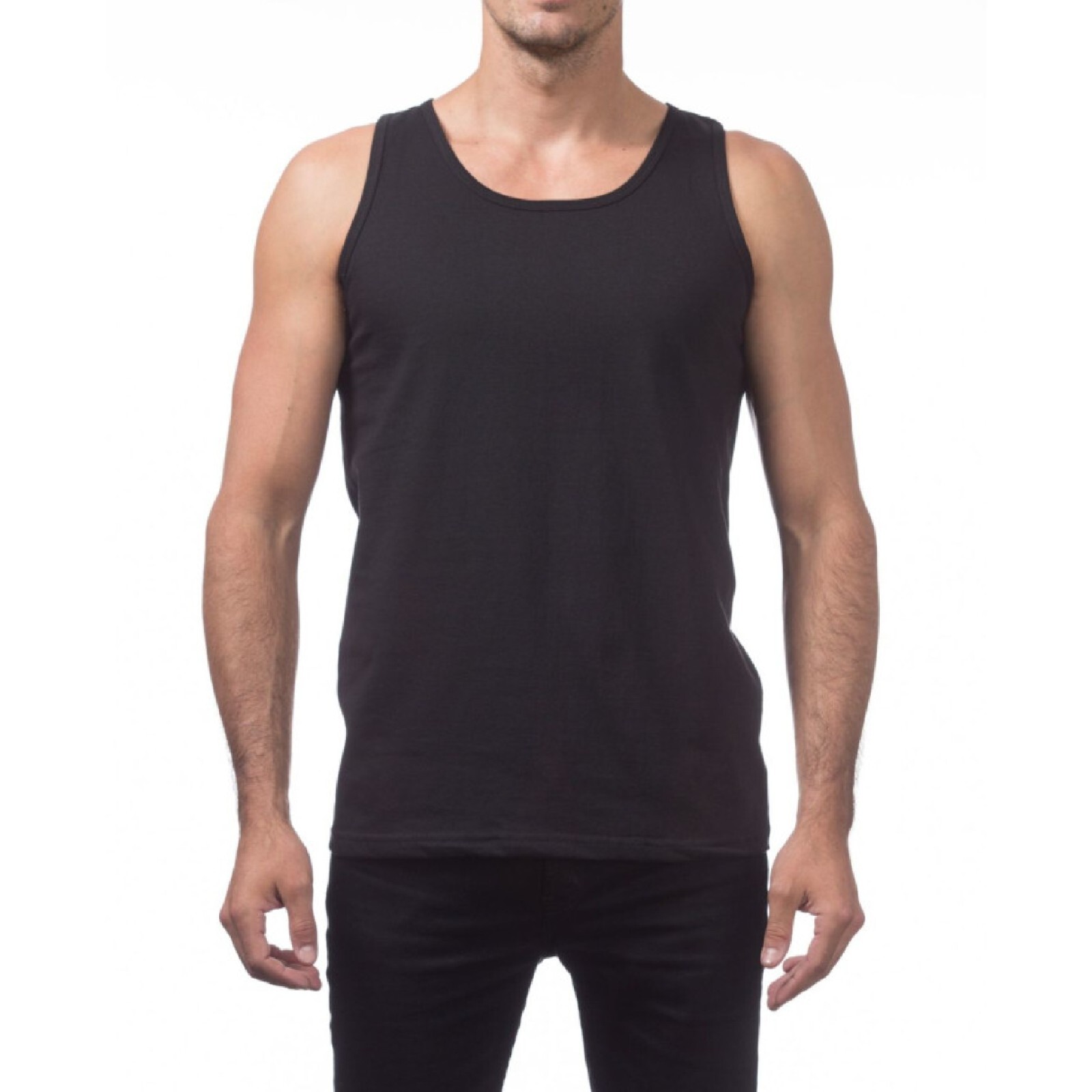 PROCLUB MENS COMFORT TANK TOP PRO CLUB CASUAL SLEEVELESS TANK TOP GYM SUMMER