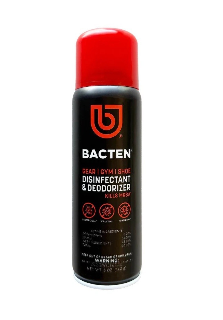 Bacten Gear Gym Shoe Disinfectant and Deodorizer (5oz Can)